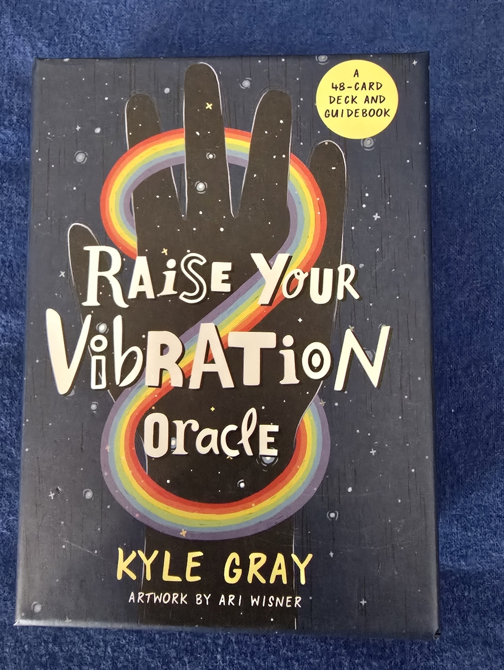 Raise Your Vibration Oracle Deck by Kyle Gray - Rainbow & Black